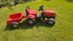 Rolly Toys Case 3 cvx1170 trapwagen tractor met aanhangbak., Ophalen, Zo goed als nieuw, Overige merken