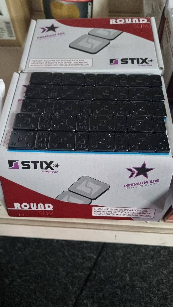 100 Strips Plaklood Zwart 5+10 Gram - Kleefgewicht Slim, Auto diversen, Overige Auto diversen, Ophalen of Verzenden