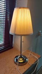 IKEA Tafellamp Arstid vernikkelde voet met Witte Kap, Ophalen, Zo goed als nieuw, Minder dan 100 cm