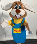 Koos konijn Roompot mascotte handpop poppenkastpop, Ophalen of Verzenden, Zo goed als nieuw, Konijn