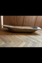 Hele grote oude trog sober/landelijk wonen aura peeperkorn, Huis en Inrichting, Woonaccessoires | Schalen en Manden, Ophalen of Verzenden