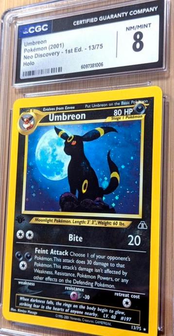 Pokemon Umbreon “Moonbreon” First Edition