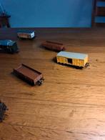 8 aanhangers met schade.H0, Overige merken, Gebruikt, Gelijkstroom, Wagon