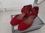 Rode schoenen maat 37, Zo goed als nieuw, Rood, Sandalen of Muiltjes, Ophalen of Verzenden