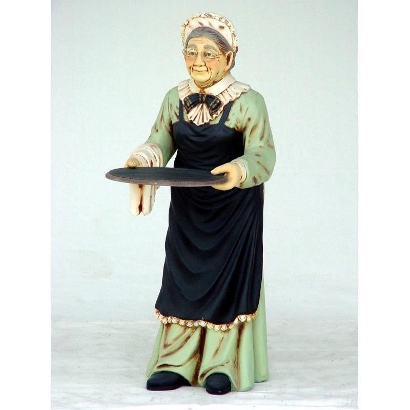 Waitress butlerbeeld 180 cm - butler, Verzamelen, Beelden en Beeldjes, Nieuw, Ophalen
