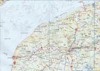 Pl01 plattegrond omgeving sneek - leeuwarden    -, Boeken, Atlassen en Landkaarten, Ophalen of Verzenden, Zo goed als nieuw, Nederland