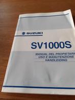 Suzuki sv1000 s, Motoren, Handleidingen en Instructieboekjes