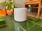 Vintage bloempot pot - wit genummerd, Rond, Ophalen of Verzenden, Zo goed als nieuw, Minder dan 25 cm