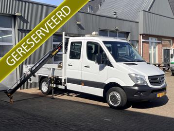 Mercedes-Benz Sprinter 514 CDI 140pk DC Laadkraan Hiab 017T  beschikbaar voor biedingen