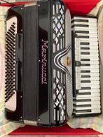 Marinucci 120 Bas 4 korig, Muziek en Instrumenten, Accordeons, Ophalen, Gebruikt, Met koffer, Toetsaccordeon