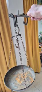Antieke hangweegschaal 19 /20 eeuw, Ophalen of Verzenden, Gebruikt