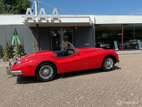 Jaguar XK 140 OTS Top Conditie, Auto's, Jaguar, Bedrijf, Te koop, XK, Lederen bekleding, Benzine, Overige carrosserieën, Handgeschakeld