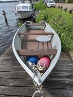 Aluminium Verhoef Roeiboot met 5pk Mercury Motor, Watersport en Boten, Roeiboten, Ophalen, Gebruikt, Aluminium, Met motor