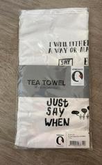 Vt Wonen tea towel, Huis en Inrichting, Nieuw, Ophalen of Verzenden, Wit, Theedoek of Handdoek