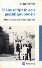 E. du Perron, Manuscript in een jaszak gevonden., Ophalen of Verzenden, Zo goed als nieuw, Nederland