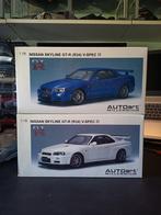 1:18 AutoArt - Nissan GT-R34 dozen 2x, Ophalen of Verzenden, Zo goed als nieuw, Auto, Autoart