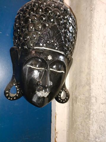 Boeddha Wanddecoratie met Swarovski beschikbaar voor biedingen