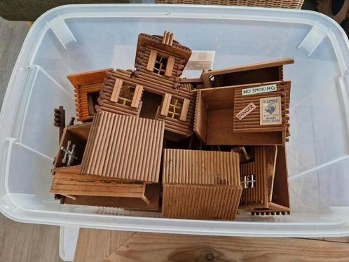 Vintage Cowboy / Western Huisjes / Fort., Verzamelen, Speelgoed, Gebruikt, Ophalen of Verzenden