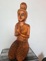 Thaise  sawasdee vrouw 85 23 cm houtwerk, Ophalen
