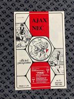 Programma Finale KNVB beker 1983, Verzamelen, Sportartikelen en Voetbal, Ophalen of Verzenden, Zo goed als nieuw, Ajax, Boek of Tijdschrift