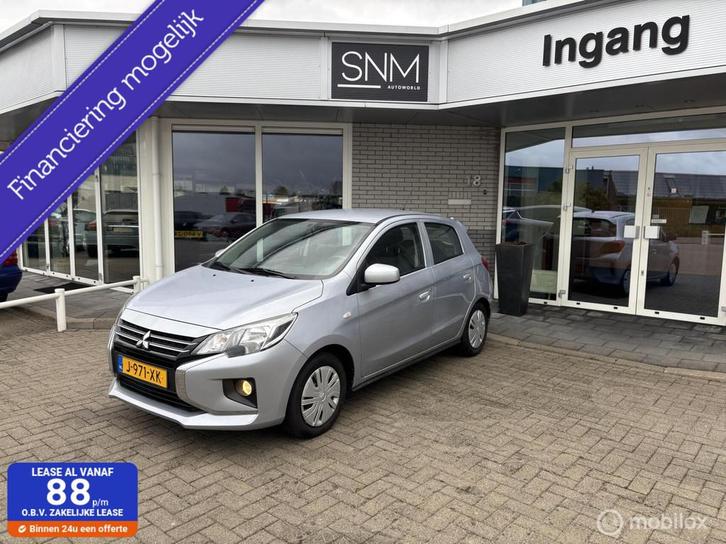 Mitsubishi Space Star 1.0 Libelle EditionDealer onderhouden, Auto's, Mitsubishi, Bedrijf, Te koop, Space Star, ABS, Achteruitrijcamera