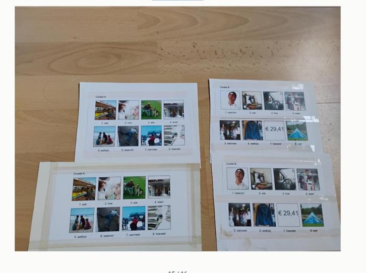 nt2 oefeningen A1-niveau en tussen A1 en A2 ong. 129 bladen, Boeken, Studieboeken en Cursussen, Gelezen, MBO, Alpha, Ophalen of Verzenden