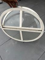 Metalen raam 60cm met kiep gedeelte, ossenoog, Doe-het-zelf en Verbouw, Glas en Ramen, Ophalen, Gevelraam of Ruit, Gebruikt, Minder dan 80 cm