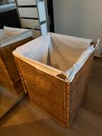 Wasmand met deksel - 40x40x60cm, Huis en Inrichting, Woonaccessoires | Schalen en Manden, Ophalen, Gebruikt, Mand, Vierkant