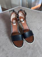 Valentino Sleehakken - Maat 40, Ophalen of Verzenden, Gedragen, Zwart, Sandalen of Muiltjes