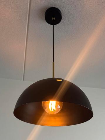 Metalen hanglamp | Zwart - Goud beschikbaar voor biedingen