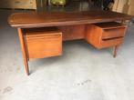 Vintage Teakhouten bureau. Deens design jaren 60, Ophalen of Verzenden, Zo goed als nieuw