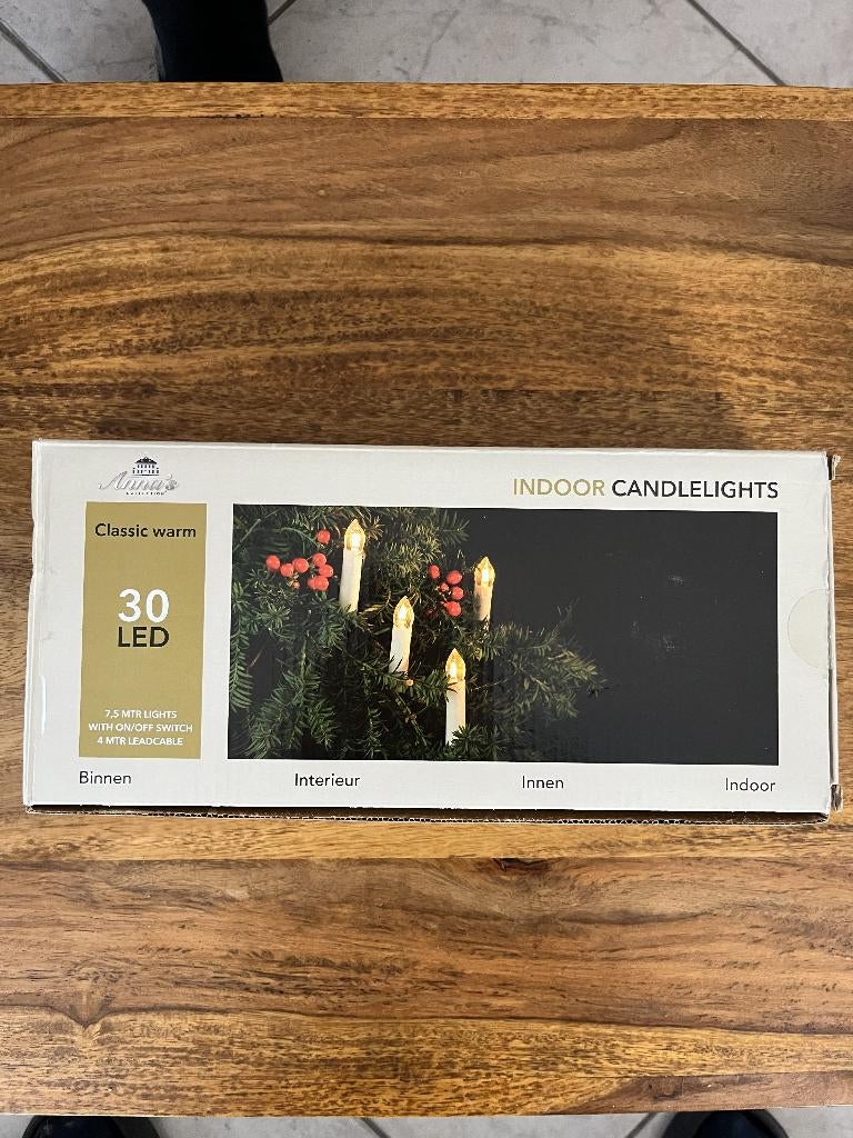 kerstverlichting voor in de kerstboom, Ophalen, Zo goed als nieuw