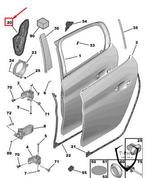 peugeot 208 links achter deur afdekplaat 9823198480, Info@fabrikant.eu, Ophalen of Verzenden, Motorkap, Fabrikant BV