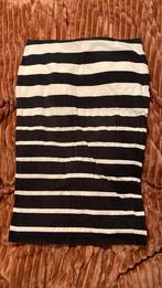 Gestreepte rok, Ophalen of Verzenden, Zo goed als nieuw, Blauw, Onder de knie