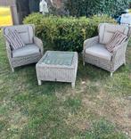 Lounge set zetels en tafel, Tuin en Terras, Tuinsets en Loungesets, Ophalen of Verzenden, Zo goed als nieuw