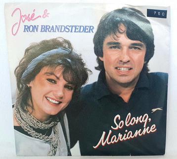 José & Ron Brandsteder - So Long Marianne 7" Single Vinyl  beschikbaar voor biedingen