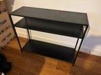 By fonQ / MOOS Jaxon Sidetable / Open Kast - 100 cm zwart, Ophalen, 100 tot 150 cm, Zo goed als nieuw, Metaal