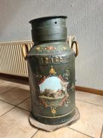 Vintage Melkbus met Handgeschilderd Boerderijtafereel, Ophalen of Verzenden
