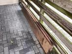 Hardhouten planken (dik) gebruikt als oprijplaten, Tuin en Terras, Ophalen, Zo goed als nieuw, Planken