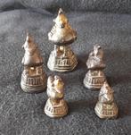 Opiumgewichten brons 5 x draken hinta 19e eeuw, Ophalen of Verzenden
