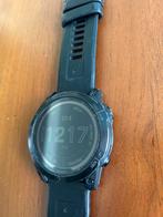 Garmin fenix 7X Sapphire Solar Titanium, Sieraden, Tassen en Uiterlijk, Sporthorloges, Zwart, Ophalen of Verzenden, Zo goed als nieuw