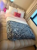 beige Raina opberg bed met opslag, Ophalen of Verzenden, Zo goed als nieuw, Tweepersoons, Beige