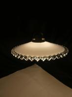 Brocante Frans opaline hanglampje, Gebruikt, Frans, Ophalen of Verzenden, Glas