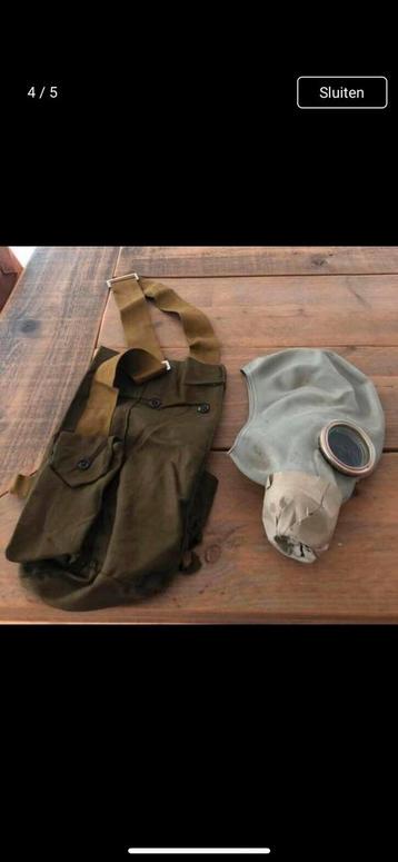 Gasmasker met Legertas - Nieuw, leger. beschikbaar voor biedingen