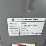 Apple Iphone 15 Pro Max | 92% | 256GB | Zilver | 387090, Gebruikt, IPhone 15 Pro Max, Ophalen of Verzenden, Zonder simlock