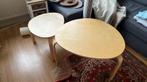 Ronde salontafels set van 2 (hout), Rond, Zo goed als nieuw, Ophalen, 50 tot 100 cm