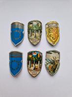 Diverse gebruikte wandelstok emblemen, Verzamelen, Ophalen of Verzenden, Gebruikt, Stad of Land