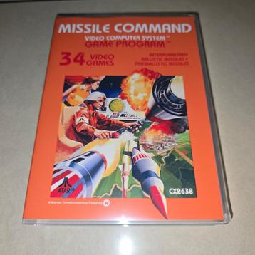 Missile Command Atari 2600 Game case beschikbaar voor biedingen