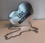 Love moschino heart shaped bag zilver origineel nieuw, Ophalen of Verzenden, Nieuw, Grijs, Schoudertasje