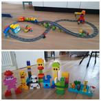 Duplo elektrische trein + extra Duplo figuren en stenen, Kinderen en Baby's, Speelgoed | Duplo en Lego, Complete set, Duplo, Zo goed als nieuw
